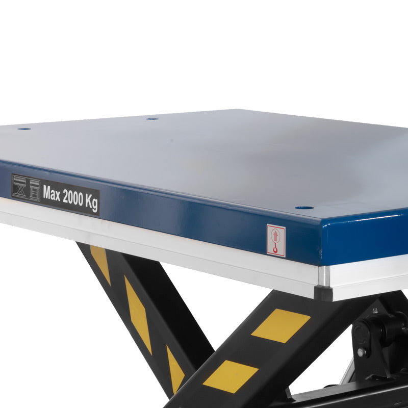 Mesa elevatória hidráulica - Plataforma de pesagem PCE-HLTS 2T