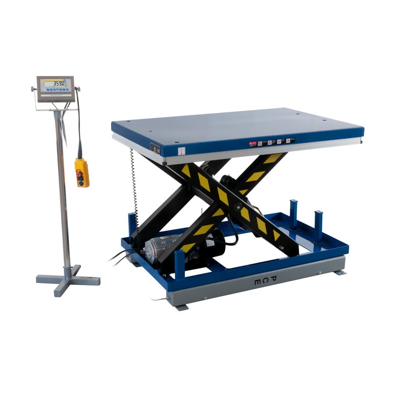 Mesa elevadora hidráulica - Plataforma de pesaje PCE-HLTS 500