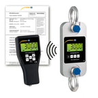 Dinamómetro de tracción PCE-DDM 3-ICA, incluye certificado de calibración ISO