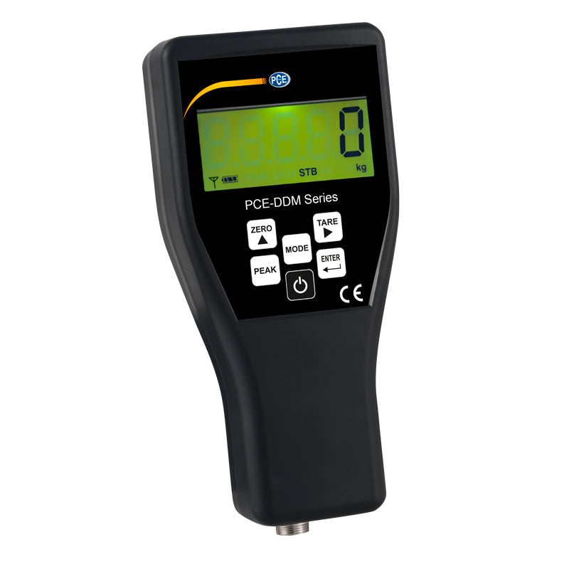 Dinamómetro de tracción PCE-DDM 10-ICA, incluye certificado de calibración ISO