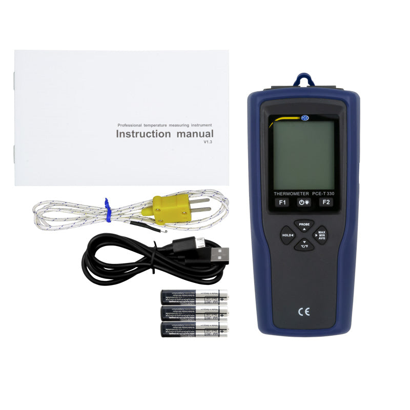 Termómetro PCE-T 330-ICA incl. certificado ISO
