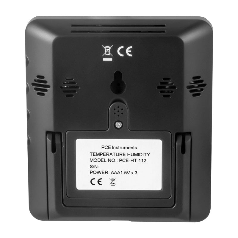 Termohigrómetro PCE-HT 112-ICA incluyendo certificado de calibración ISO
