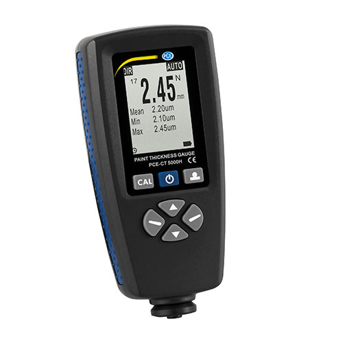 Medidor de espessura PCE-CT 5000H-ICA incluindo certificado de calibração ISO