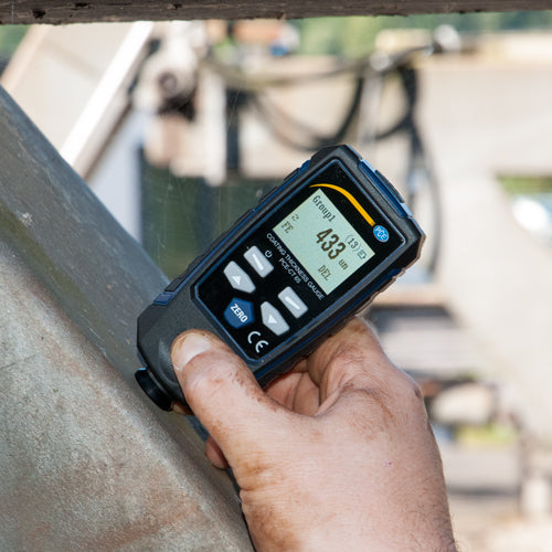 Medidor de espesor PCE-CT 65-ICA con certificado de calibración ISO
