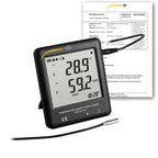 Termo-higrómetro PCE-HT 114-ICA incluindo certificado de calibração ISO