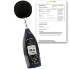 Medidor de nível sonoro PCE-430-ICA incluindo certificado de calibração ISO