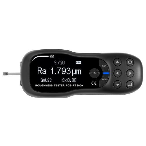 Testador de rugosidade PCE-RT 2000BT
