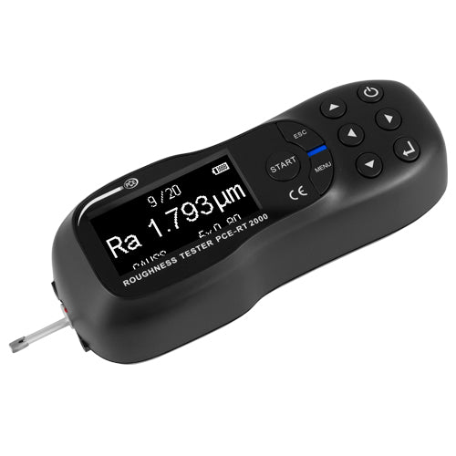 Testador de rugosidade PCE-RT 2000BT-ICA incluindo certificado de calibração ISO