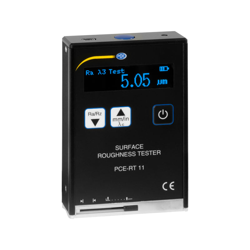 Rugosímetro PCE-RT 11-ICA incluye certificado de calibración ISO