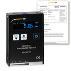 Rugosímetro PCE-RT 11-ICA incluye certificado de calibración ISO