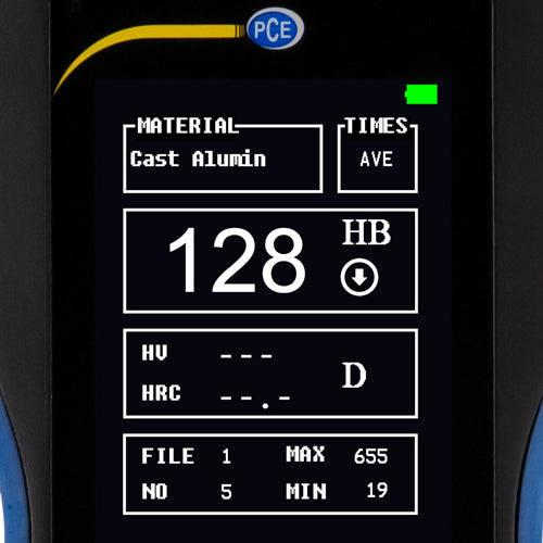 Durómetro PCE-2900-ICA incl. certificado de calibración ISO