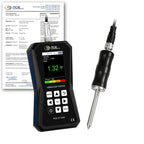 Medidor de vibração PCE-VT 3700S-ICA, incluindo certificado de calibração ISO