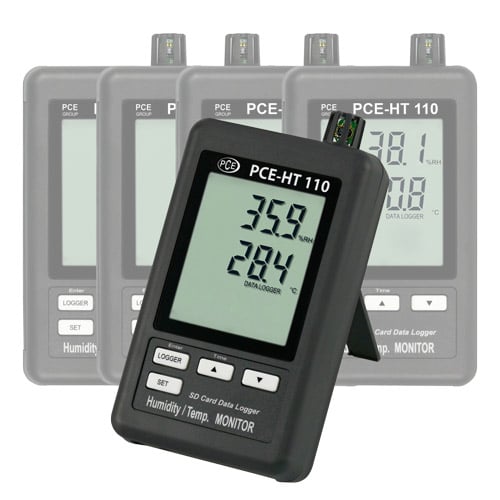 Conjunto termohigrómetro PCE-HT110-5
