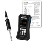 Medidor de vibração PCE-VT 3900S-ICA, incluindo certificado de calibração ISO