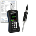 Medidor de vibração PCE-VT 3800S-ICA, incluindo certificado de calibração ISO