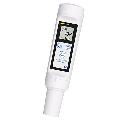 Medidor de pH PCE-PH 26F-ICA con certificado de calibración ISO