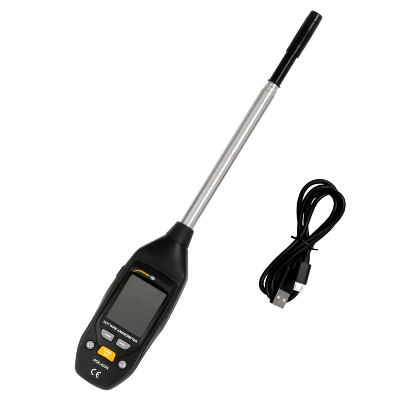 Anemómetro com sonda térmica PCE-423N
