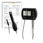 Medidor de pH PCE-PHM 12-ICA incluyendo certificado de calibración ISO