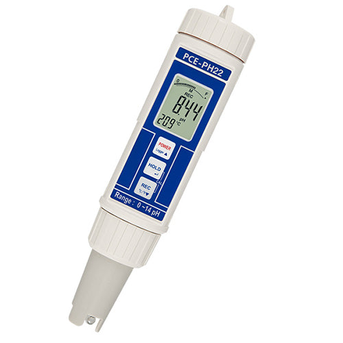 Medidor de pH PCE-PH 22-TUM 20-CM 41-KIT para piscinas de água salgada
