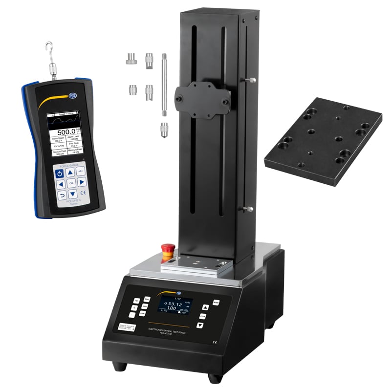 Dinamómetro PCE-VTS 50-DFG N 500-KIT incl. máquina de teste