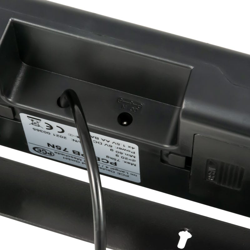 Balanza de plataforma PCE-PB 200N-ICA, incluyendo certificado de calibración ISO