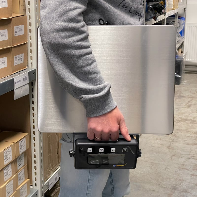 Balanza de plataforma PCE-PB 200N-ICA, incluyendo certificado de calibración ISO