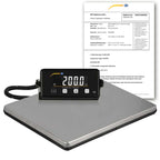 Balanza de plataforma PCE-PB 200N-ICA, incluyendo certificado de calibración ISO
