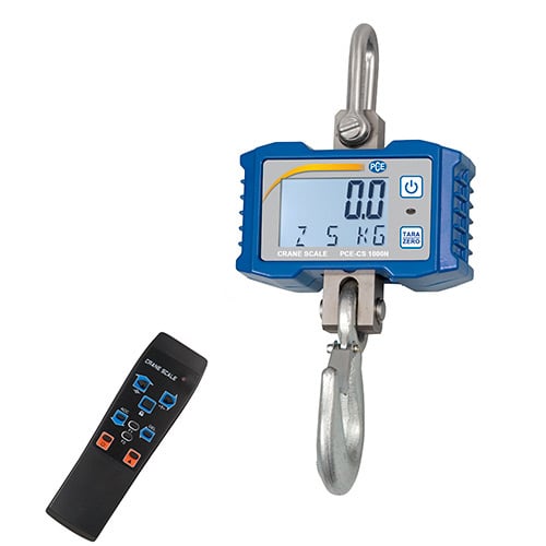 Balanza colgante PCE-CS 1000N-ICA incluyendo certificado de calibración ISO