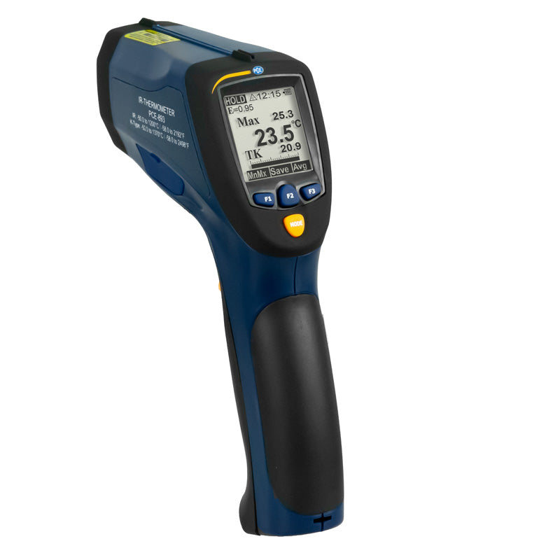 Pirómetro PCE-893-ICA incl. certificado de calibração ISO