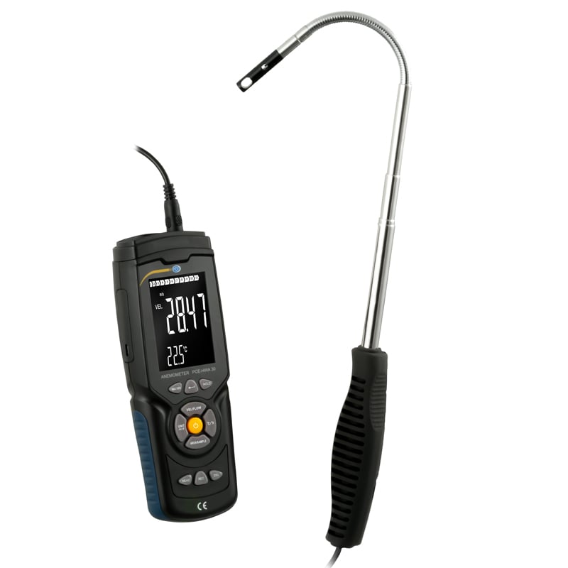 Anemómetro con sonda térmica PCE-HWA 30