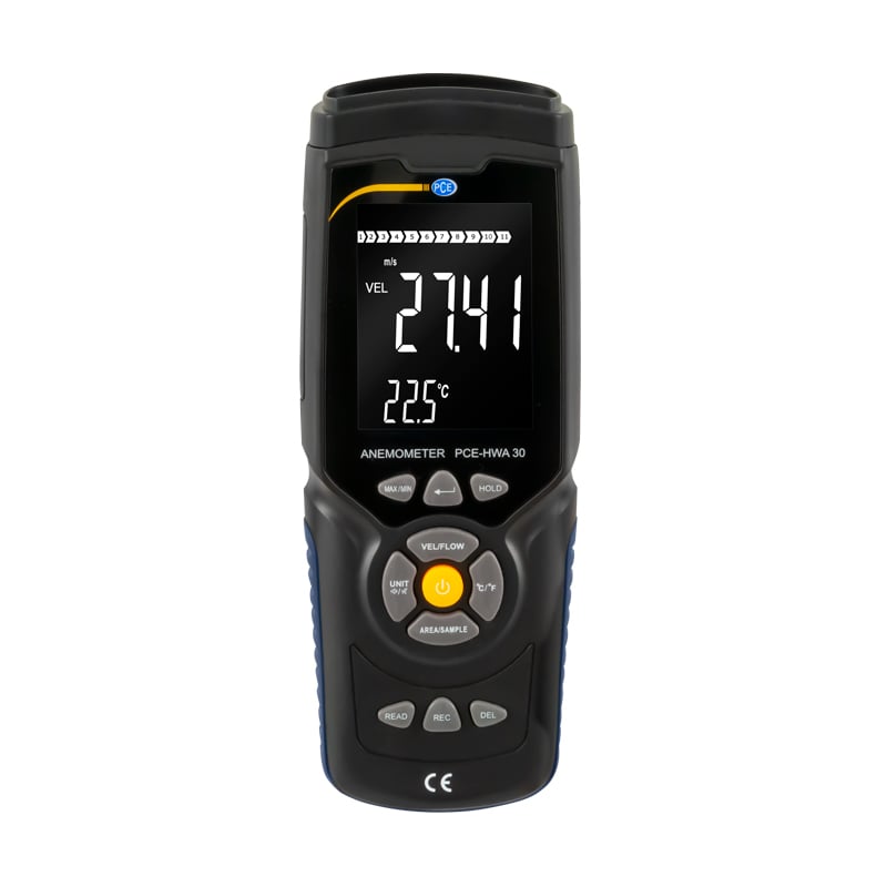 Anemómetro con sonda térmica PCE-HWA 30
