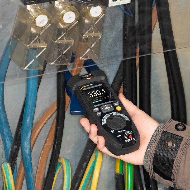 Alicate amperímetro para 1500 V DC PCE-CTI 10