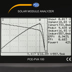 Medidor fotovoltaico PCE-PVA 100