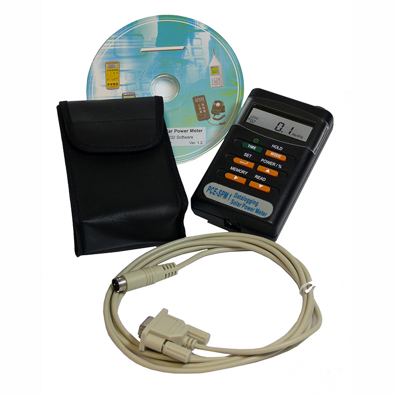 Medidor para instalações fotovoltaicas Kit PCE-PVA 100-SPM 1-KIT