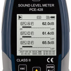Sonómetro PCE-428 - Kit con calibrador acústico incl. certificado ISO