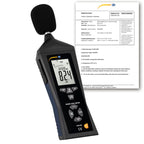 Medidor de nível de som Bluetooth PCE-323-ICA incl. certificado de calibração ISO