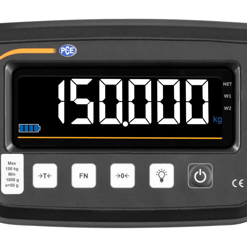 Báscula de verificación PCE-MS PP150-1-60x70-M
