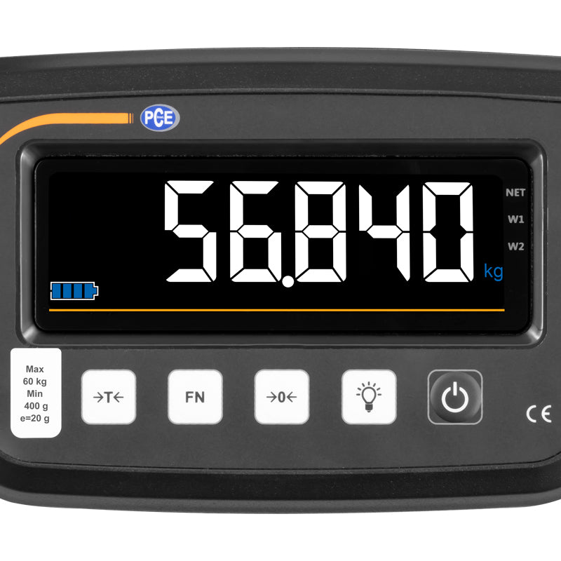 Balança com verificação PCE-MS PP60-1-30x40-M