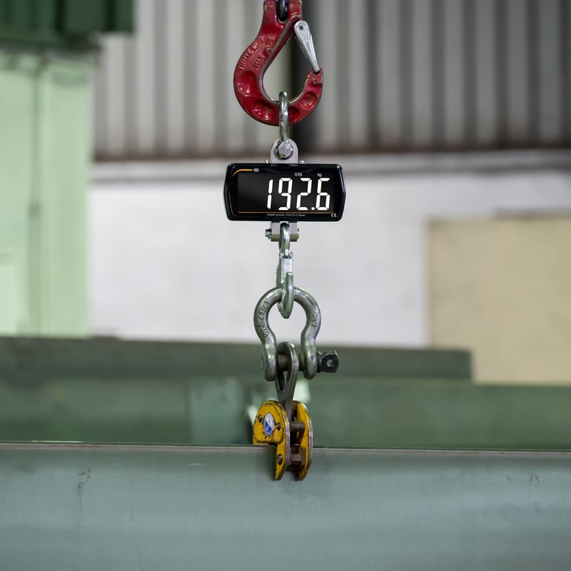 Balanza colgante PCE-CS 300LD-ICA incluyendo certificado de calibración ISO