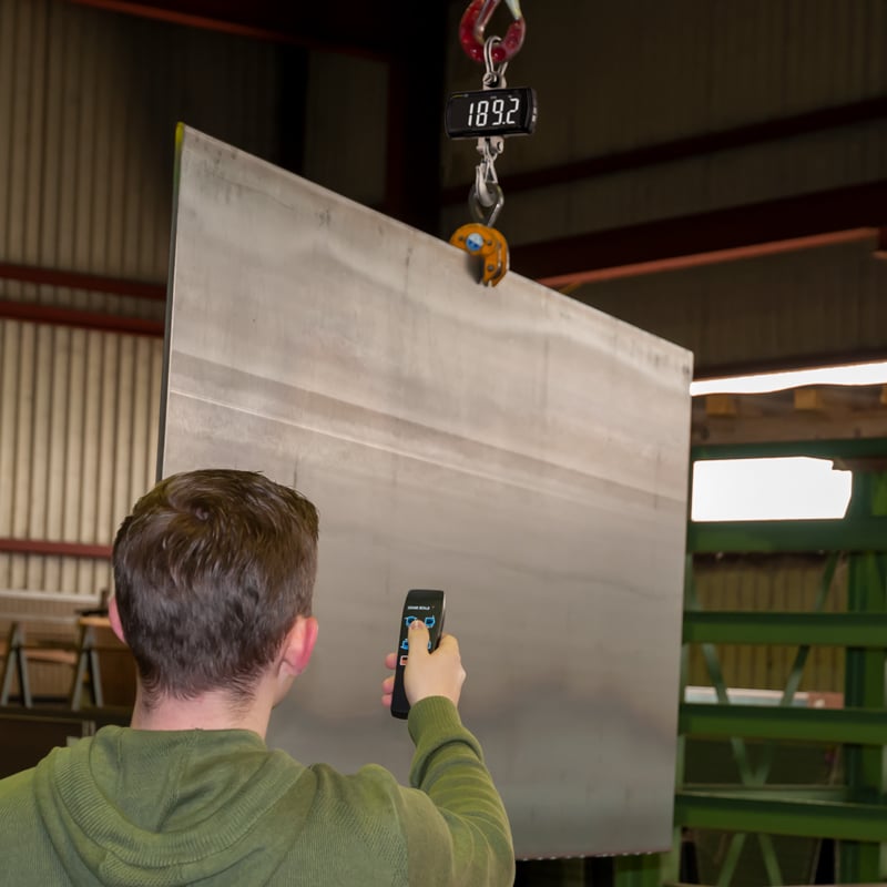 Balanza colgante PCE-CS 300LD-ICA incluyendo certificado de calibración ISO
