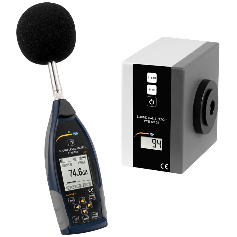Medidor de nível de som PCE-432-SC 09