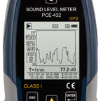 Medidor de nível sonoro PCE-432-SC 09-ICA, incluindo certificado de calibração ISO