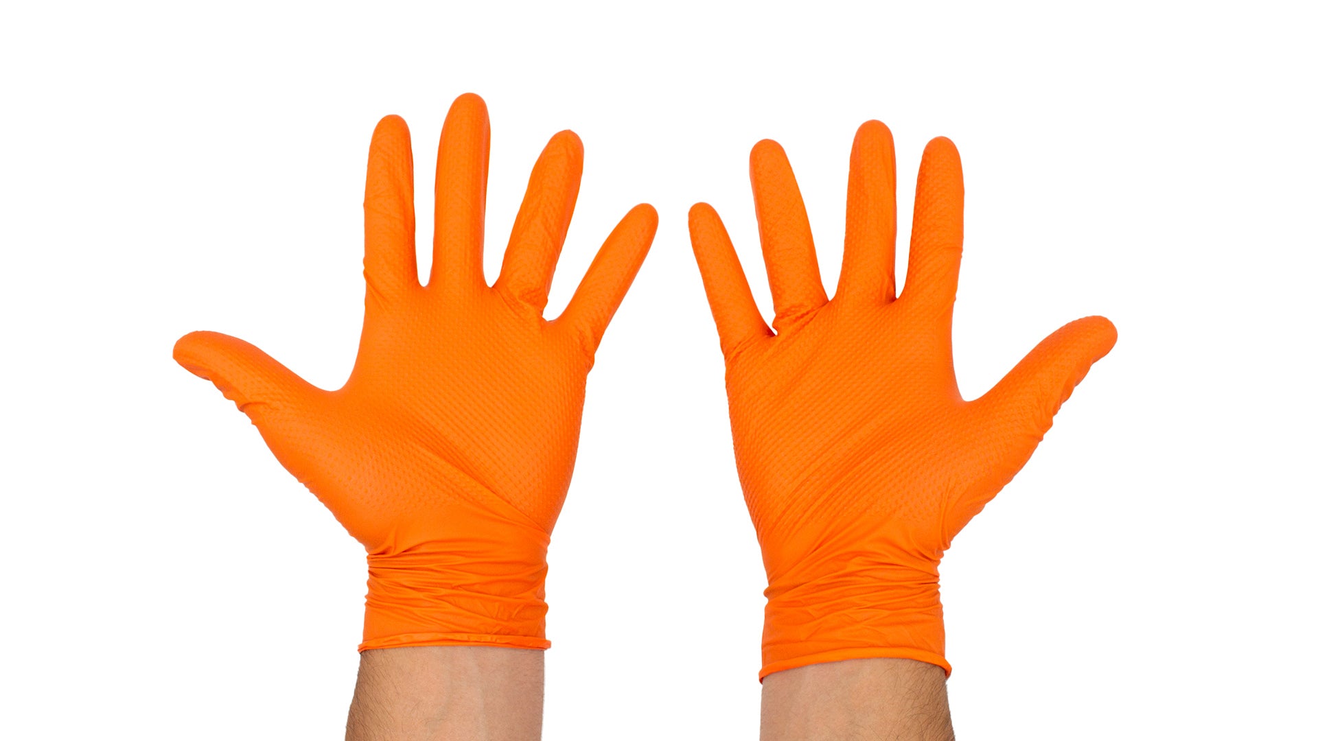 GUANTES DE NITRILO NARANJA DIAMOND 7.0MIL 100 UDS