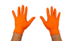 GUANTES DE NITRILO NARANJA DIAMOND 7.0MIL 100 UDS
