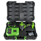 Carrinho de Ferramentas com 7 Gavetas - Verde + Chave de Impacto SEM Escovas a Bateria 1/2" 1000NM - JBM JBM, imagem do produto