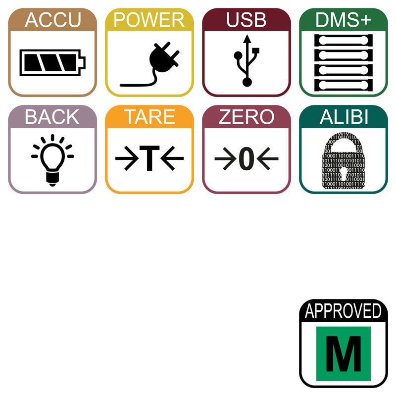Balança verificada PCE-MS U3T-1-M