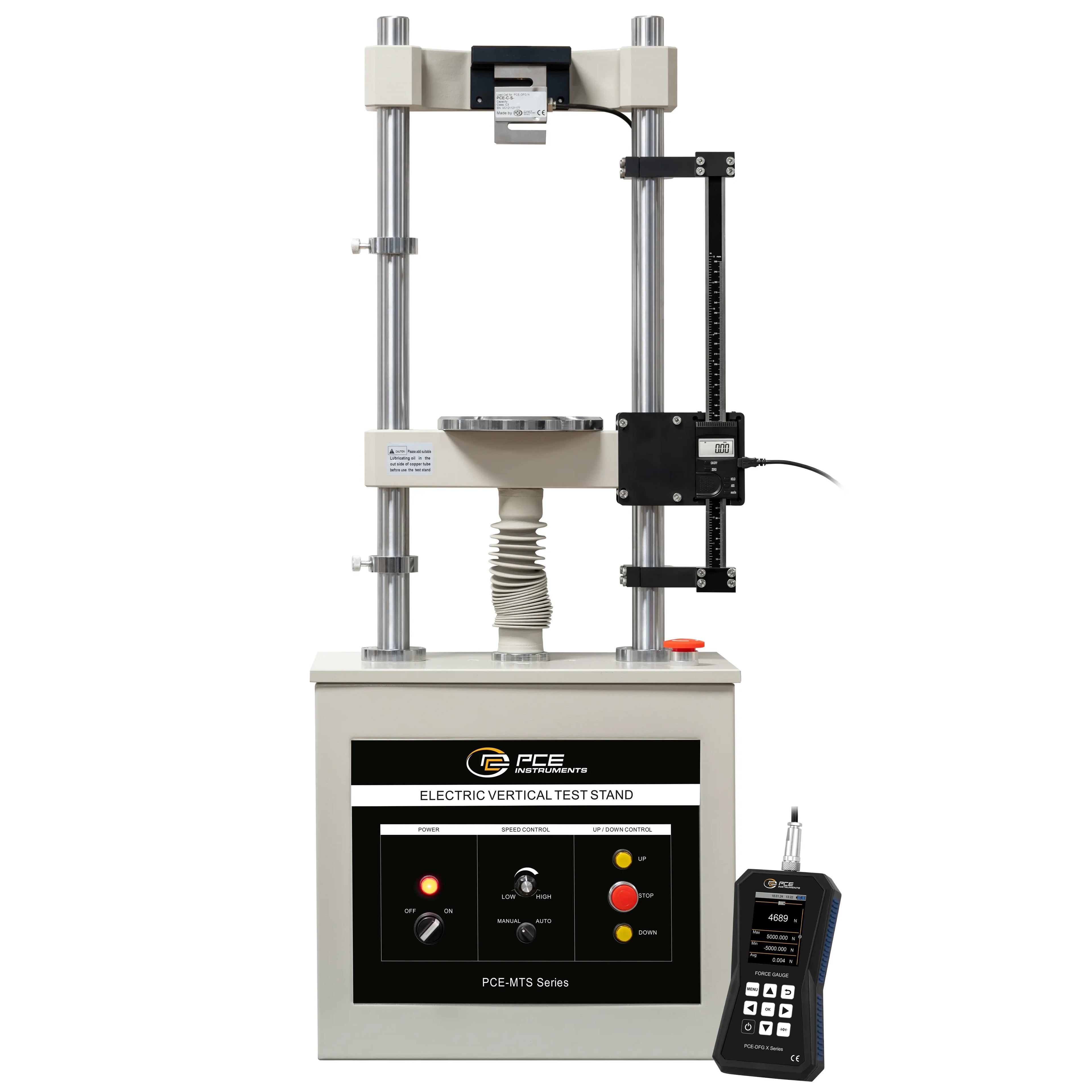 Máquina de teste motorizada PCE-MTS500-DFG N 5K FD 300 KIT