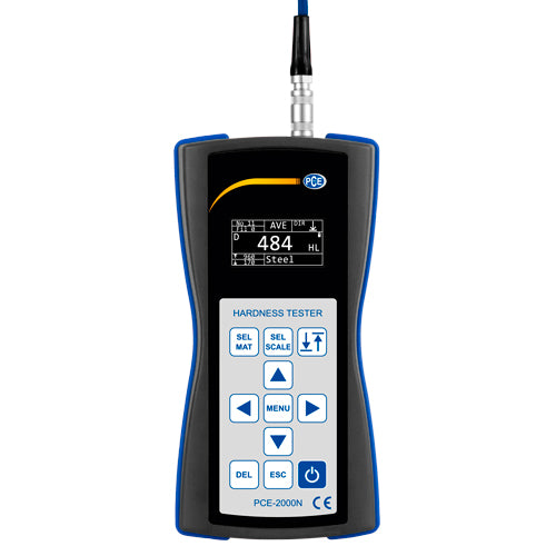 Testador de dureza PCE-2000N-ICA incl. certificado de calibração ISO