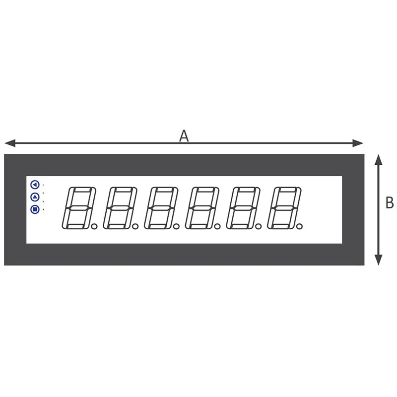 Indicador de grande formato PCE-BPD-C-66A