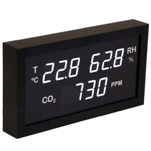 Display de temperatura e umidade PCE-BDT RD742